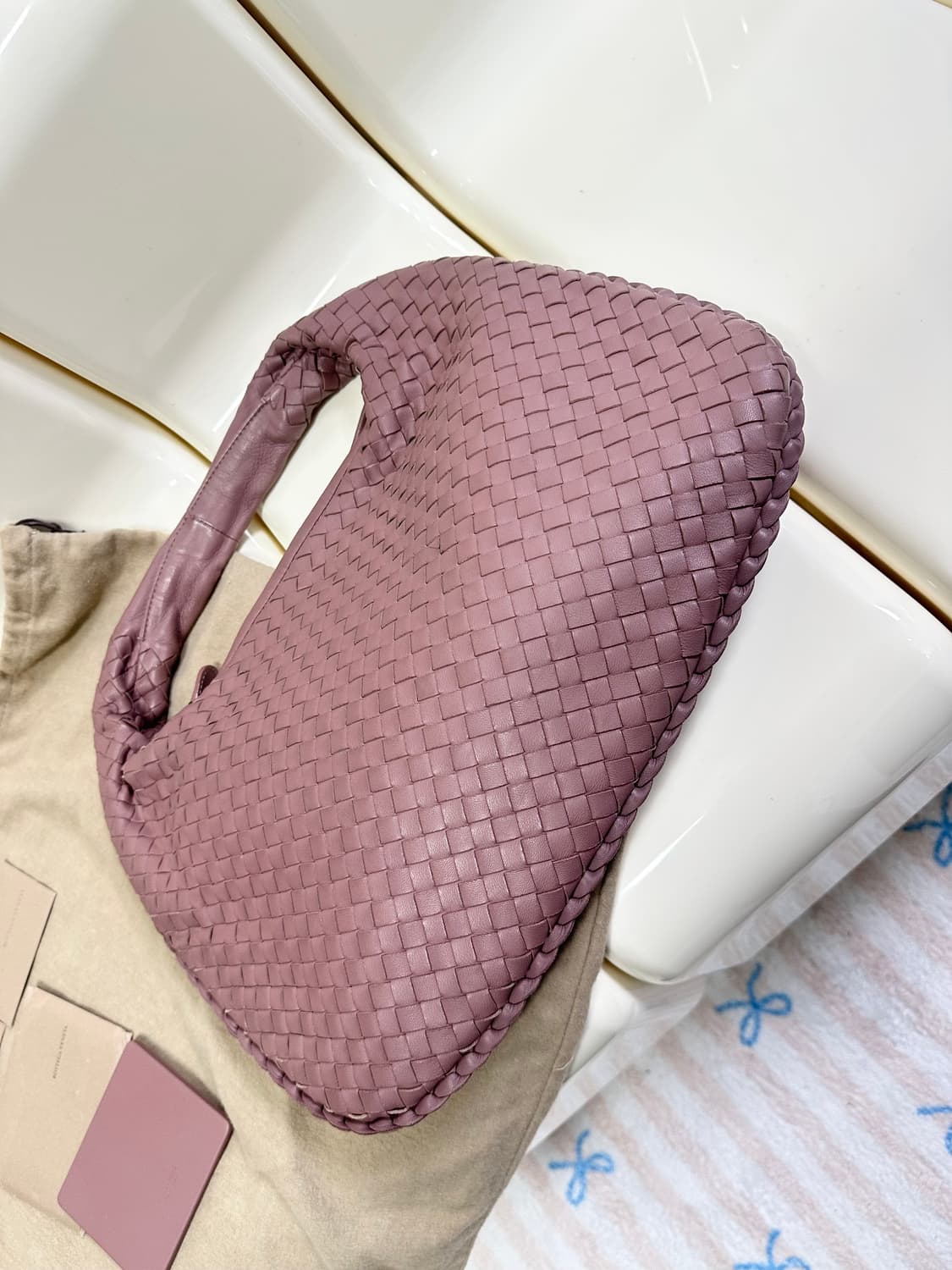 [A+ 정품] 보테가베네타 호보백 스몰 인디핑크 상품이미지3