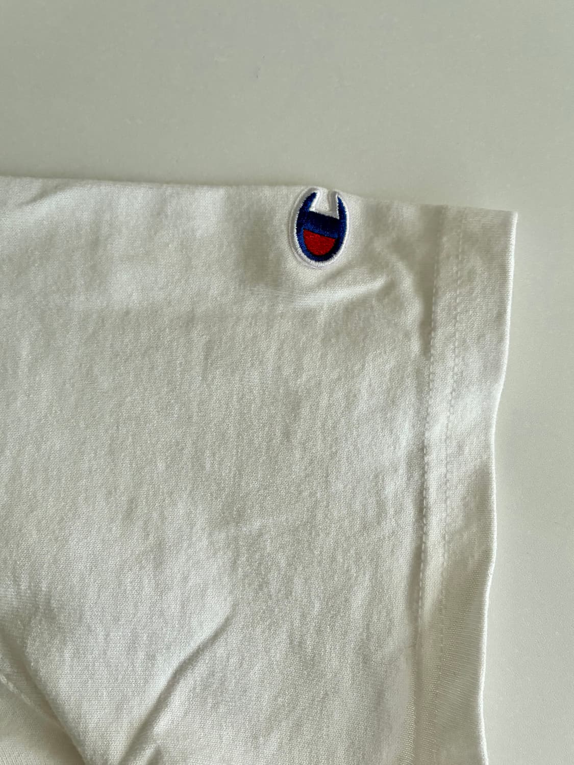 M) 챔피온 빈티지 빅로고 반팔 티셔츠 화이트 상품이미지6