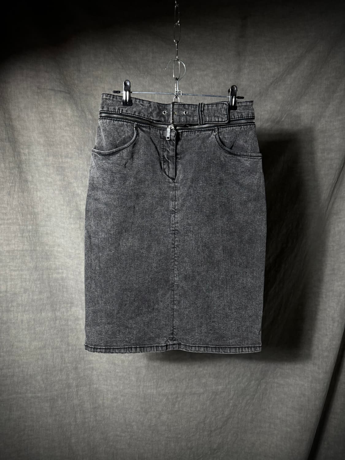 CELINE Zip Detail Denim Skirt  상품이미지1