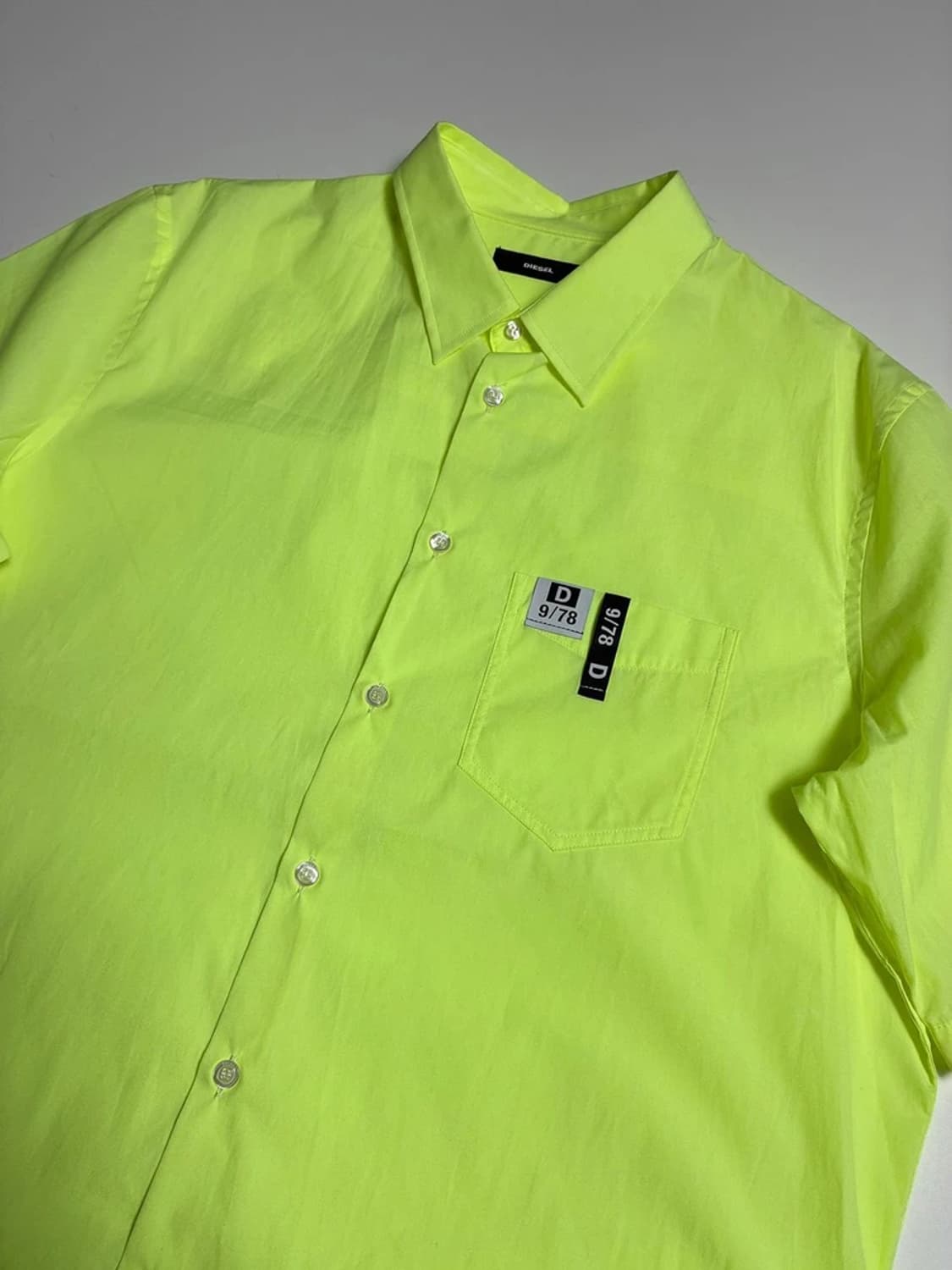 디젤 DIESEL S-FRY-FLUO 네온 반팔 셔츠 R1372 상품이미지2