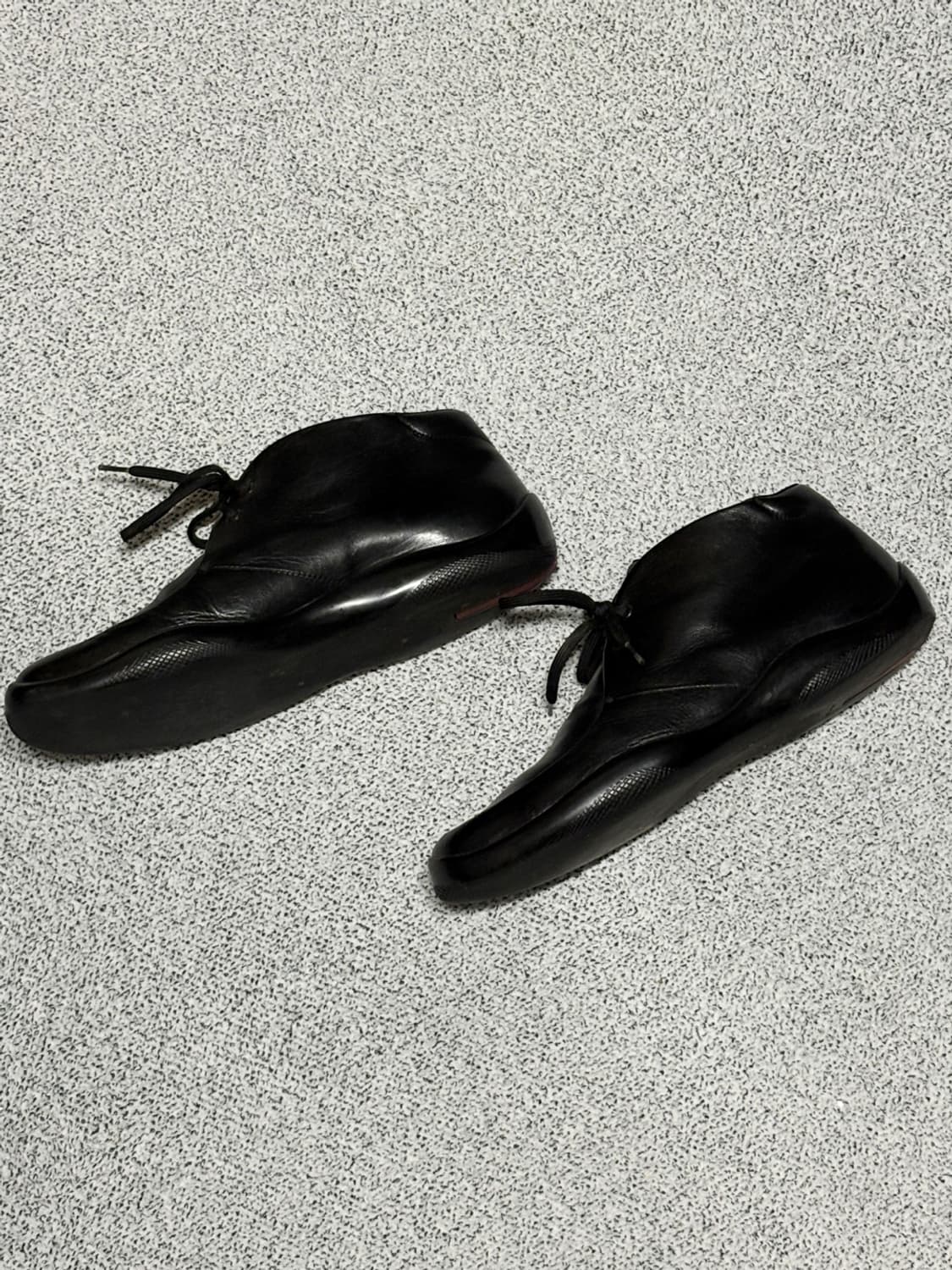 프라다 토블락 블랙 레더 슈즈 상품이미지4