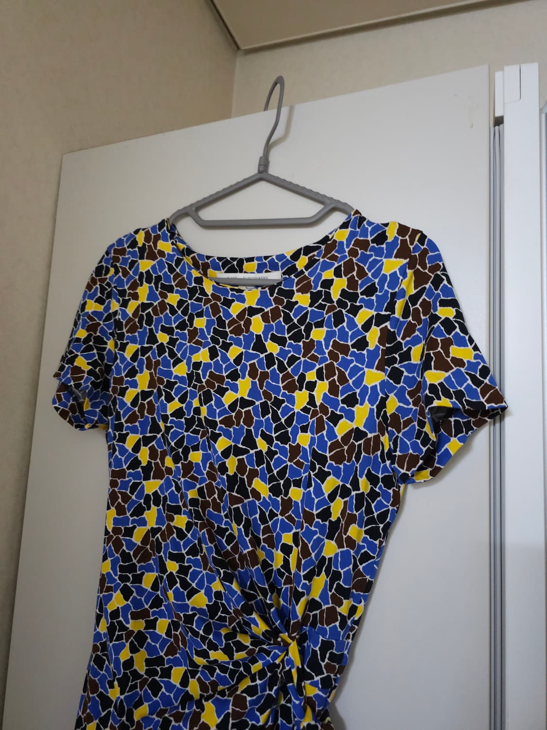 DVF 셔링 면실크 원피스 상품이미지4