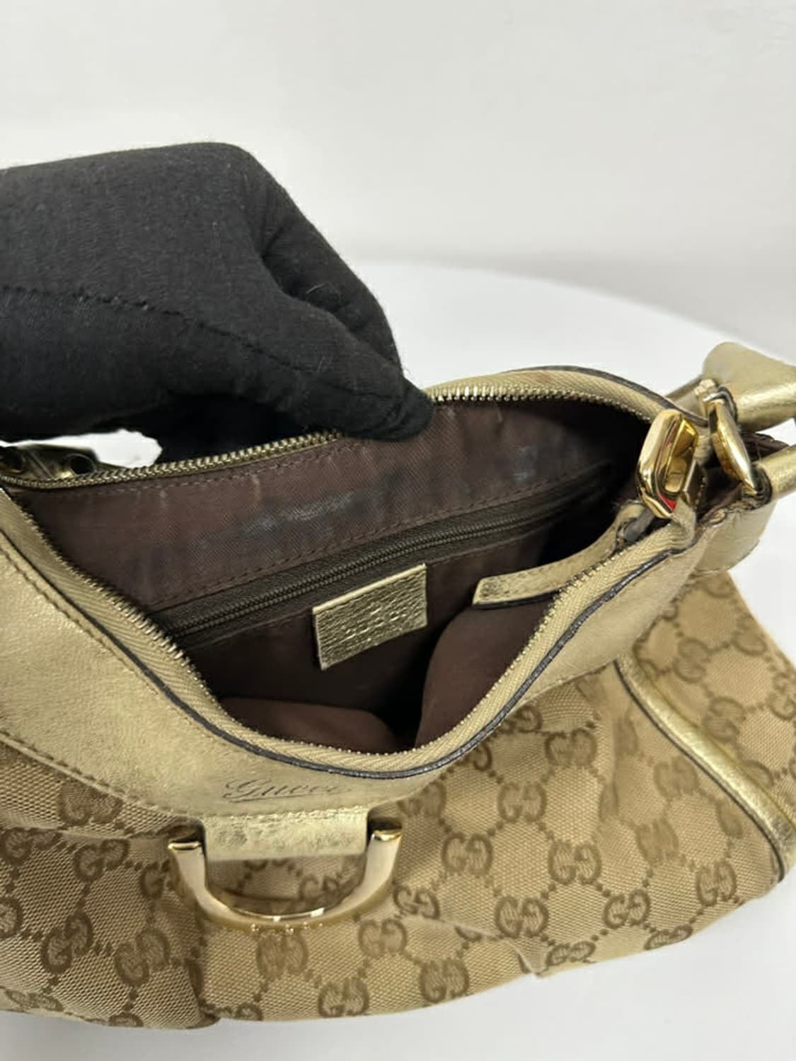 구찌 D링 GG자가드 호보백 숄더 겸 토트 상품이미지8