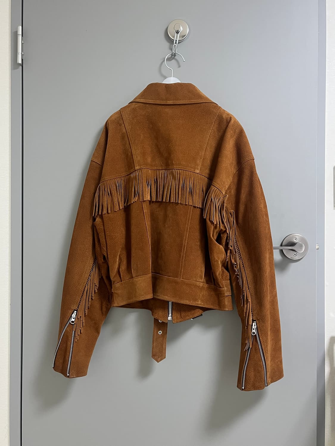 노앙 브라운 스웨이드 웨스턴 프린지 자켓 상품이미지2