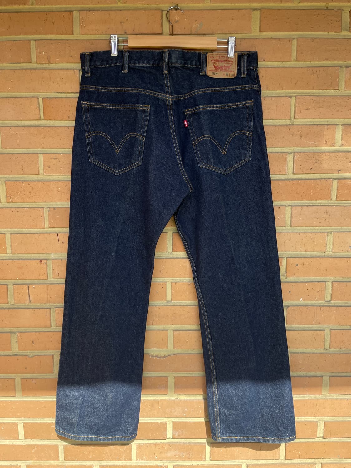 [38x30] 00s Levis 리바이스 517 부츠컷 진청 데님 상품이미지2