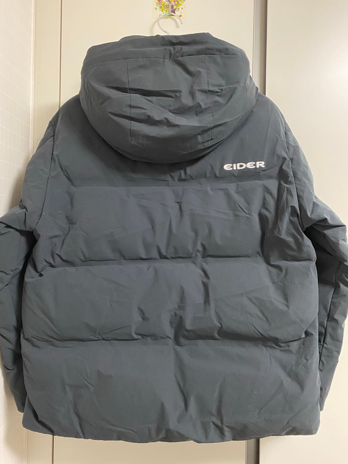 새상품)아이더 스테롤 구스 푸퍼 숏패딩100-블랙 상품이미지3