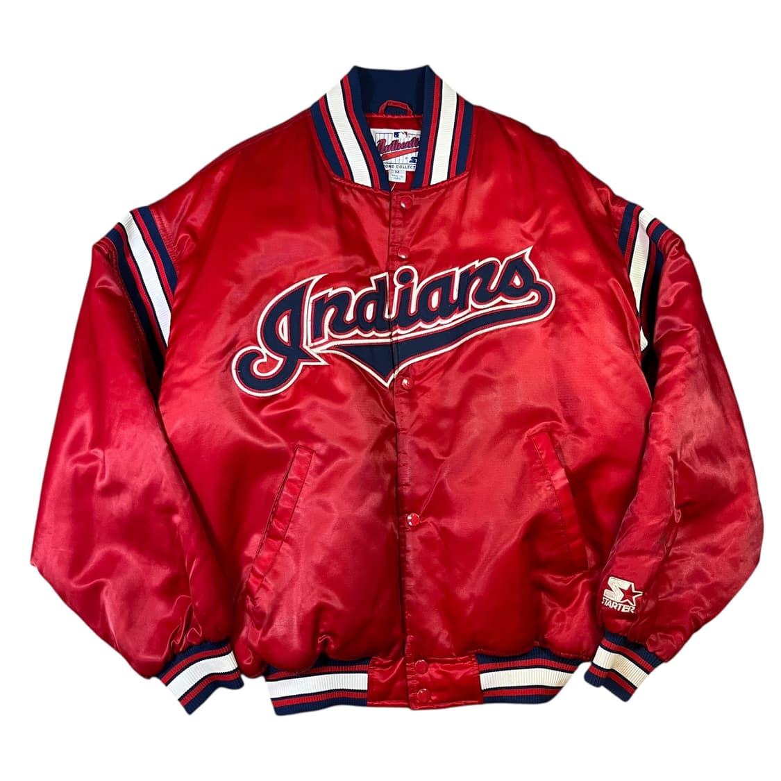 90s 스타터 MLB 클리블랜드 인디언스 스타디움 점퍼 상품이미지1