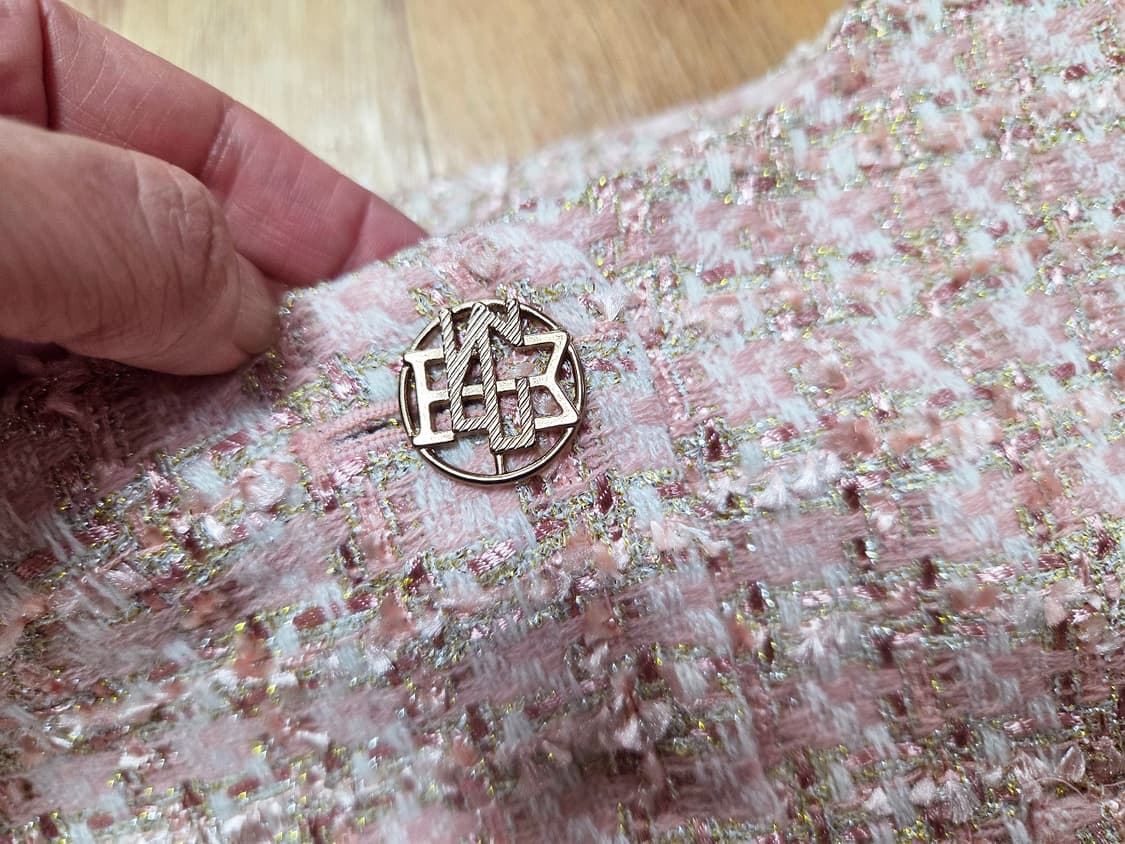 르꼬르망(lecormang) 라운드카라 트위드자켓 55 새상품 상품이미지4