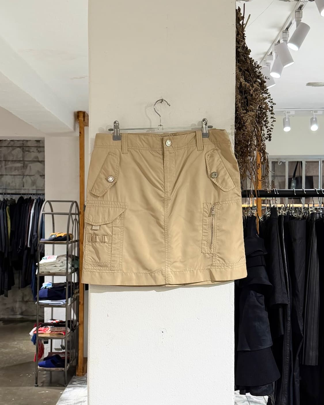 랄프 로렌 골프 베이지 나일론 미니 스커트 상품이미지1