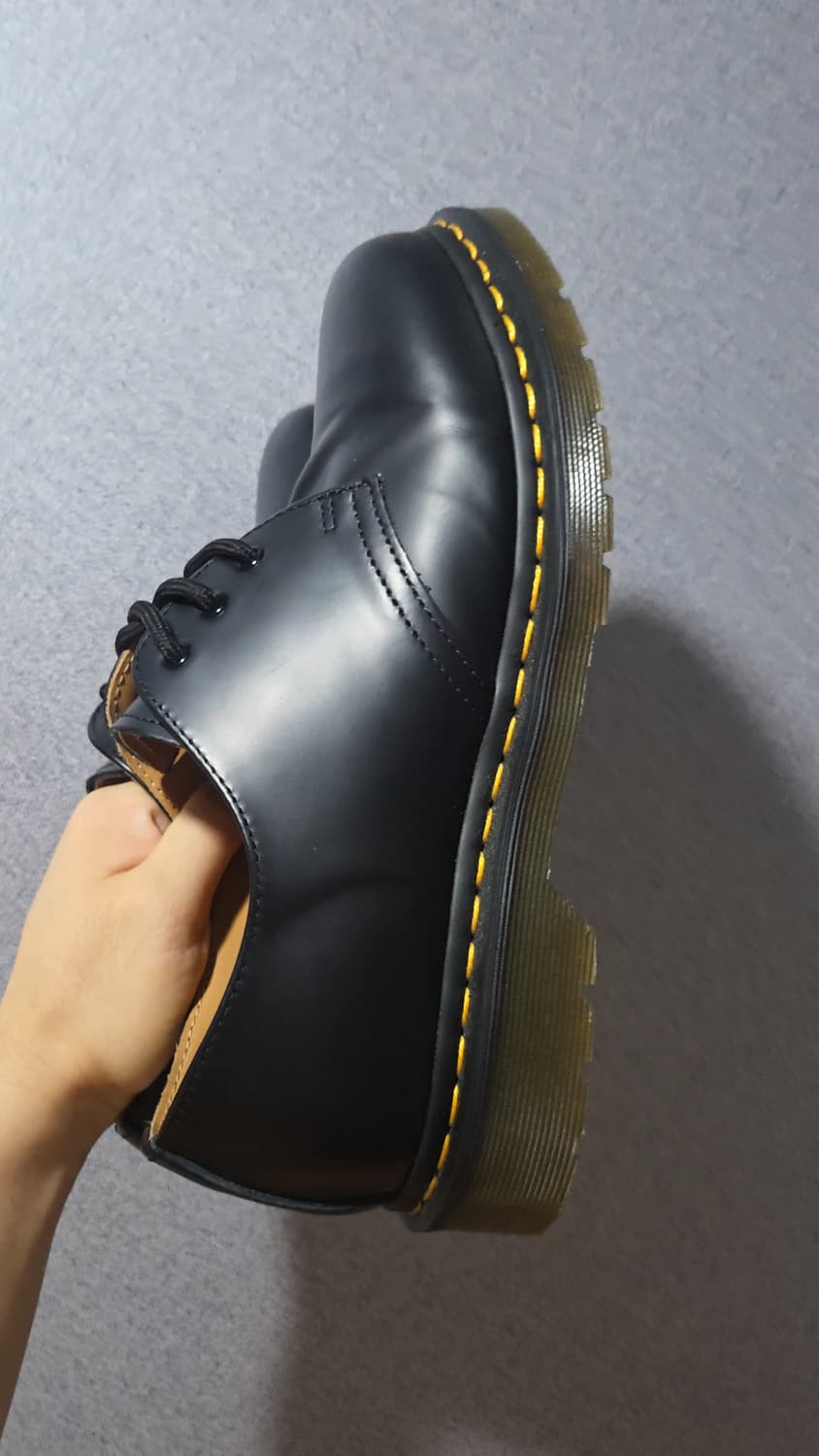 UK7 260 닥터마틴 1461 스무스 블랙 상품이미지2