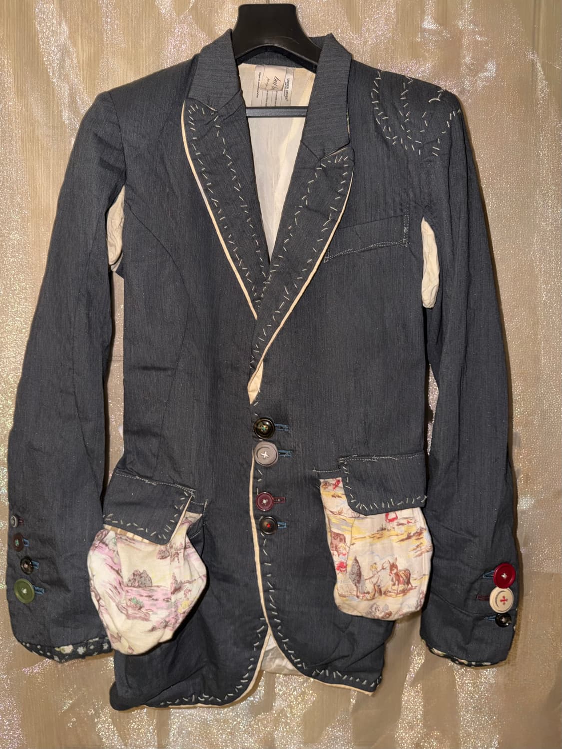 언더커버 2004AW but beautiful...봉제인형 테일러드 자켓 상품이미지2