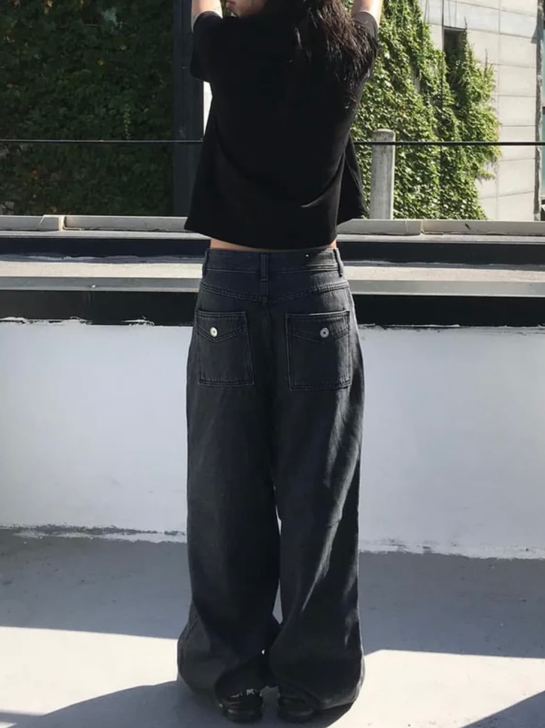 미세키서울 포켓 데님 와이드 팬츠 상품이미지5