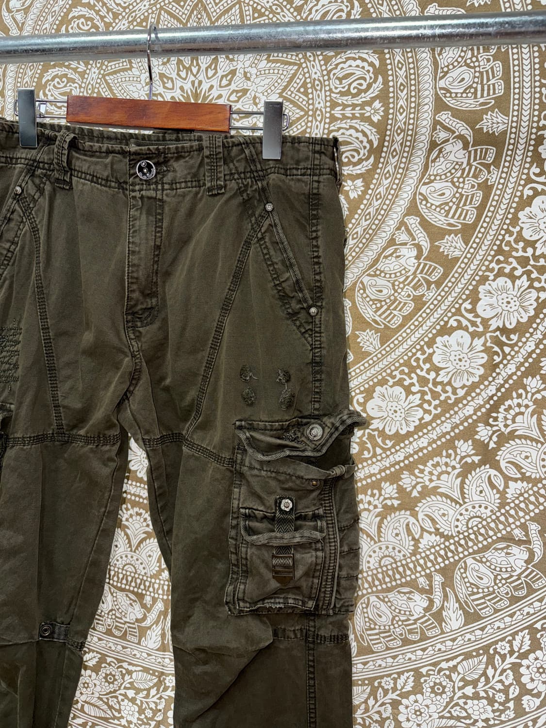 데미지 포켓 카고팬츠  상품이미지4