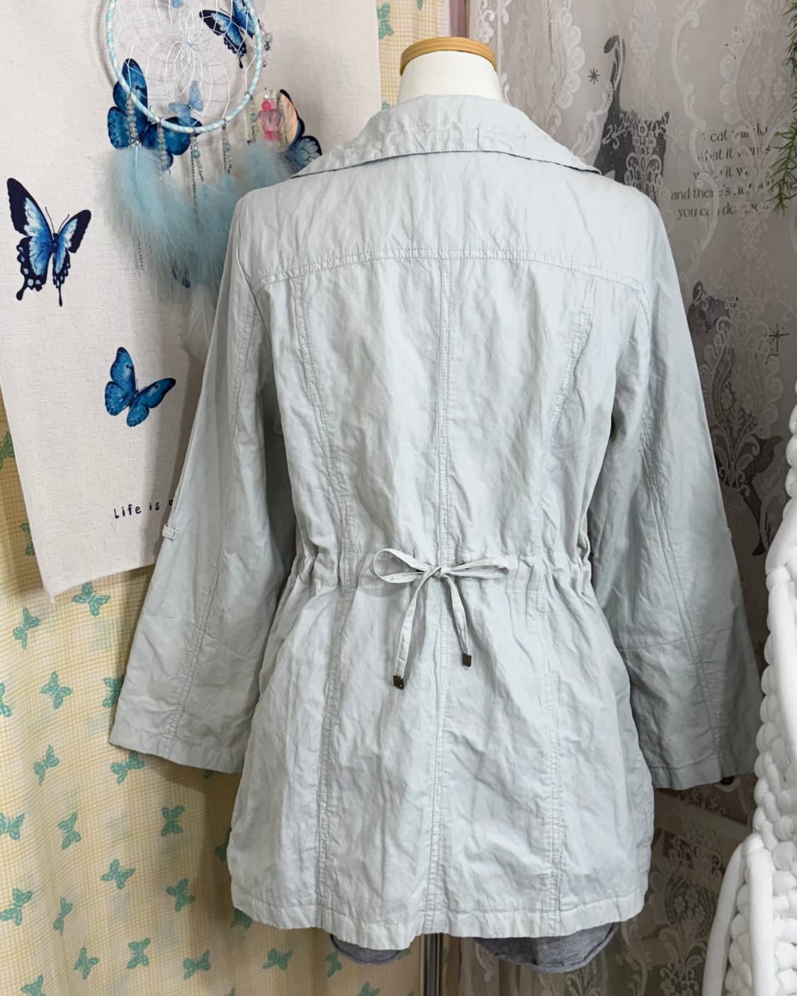 아이스 블루 투웨이 집업 자켓 상품이미지7