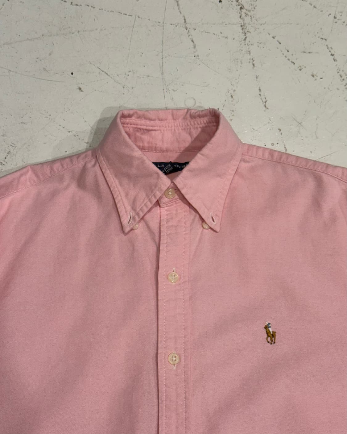 폴로 여성 핑크 솔리드 셔츠 상품이미지2