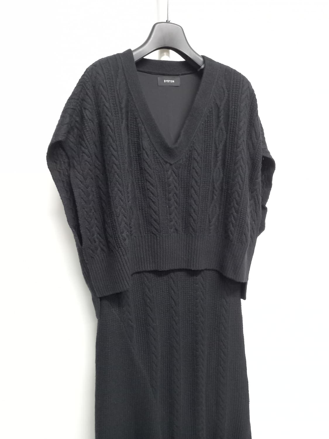 시스템 춘추동 모 맥시 니트원피스 F 33-66 상품이미지4