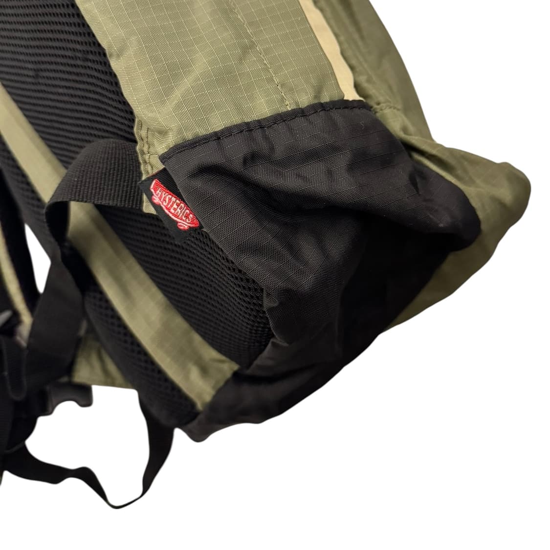 히스테릭글래머 나일론 립스탑 백팩 카키 상품이미지6