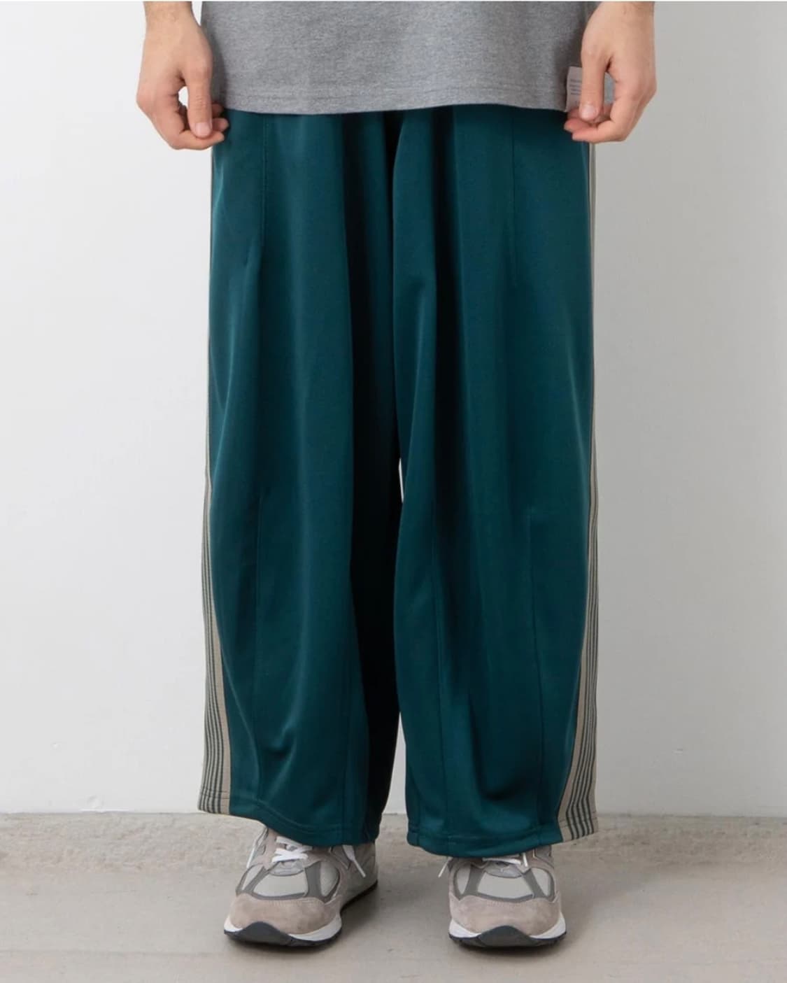 [새상품/S] 니들스 H.D. 트랙 팬츠 폴리 스무스 그린 상품이미지3