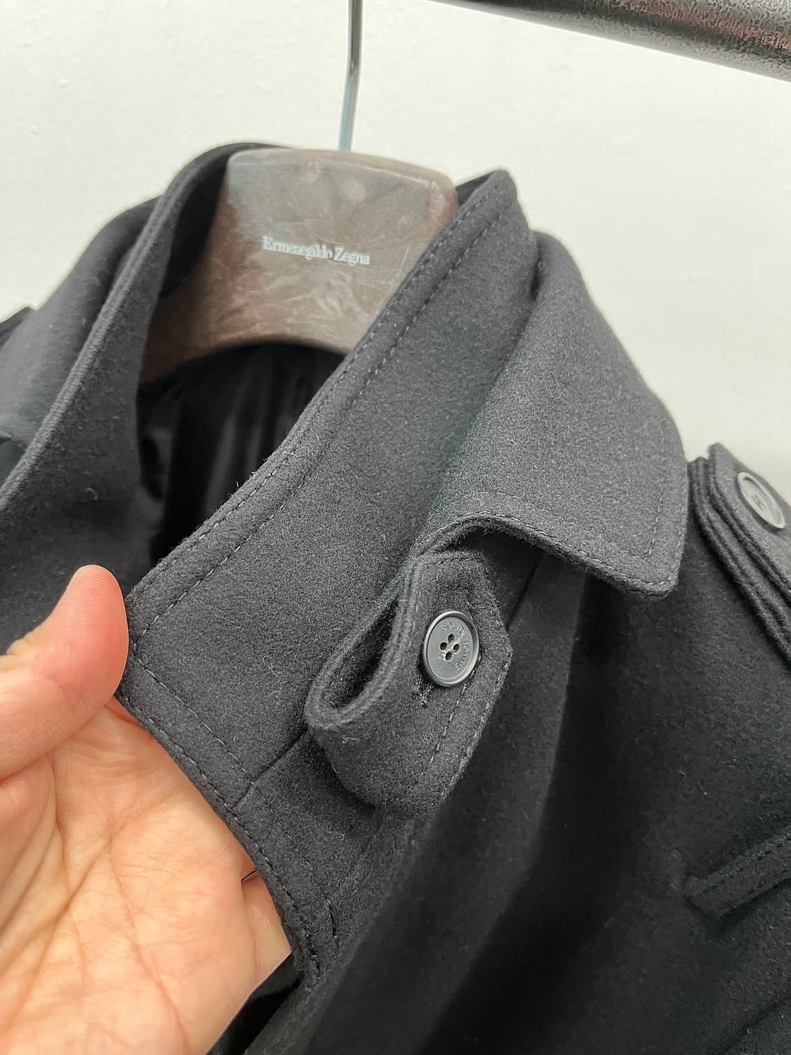 95) 솔리드옴므 벨티드 울코트  상품이미지5