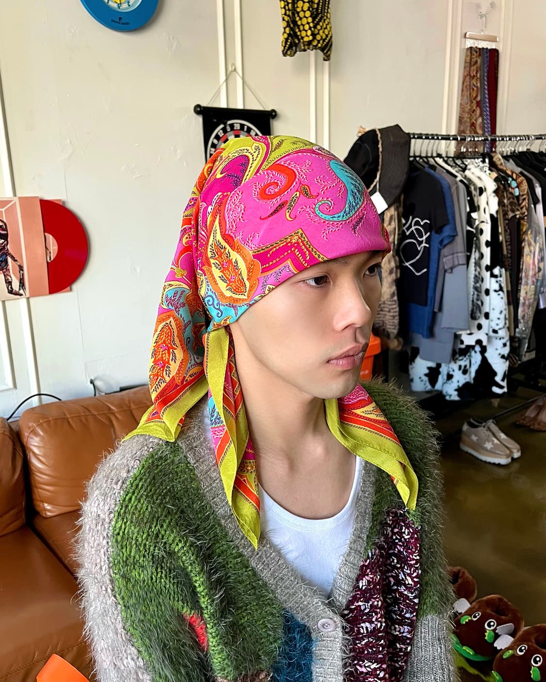 Lauren Ralph Lauren Paisley Silk Scarf 상품이미지2