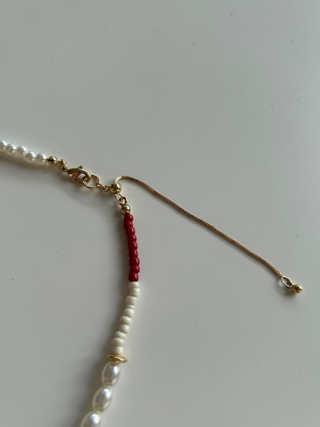Mixed beads necklace 혼합 구슬 목걸이 상품이미지3