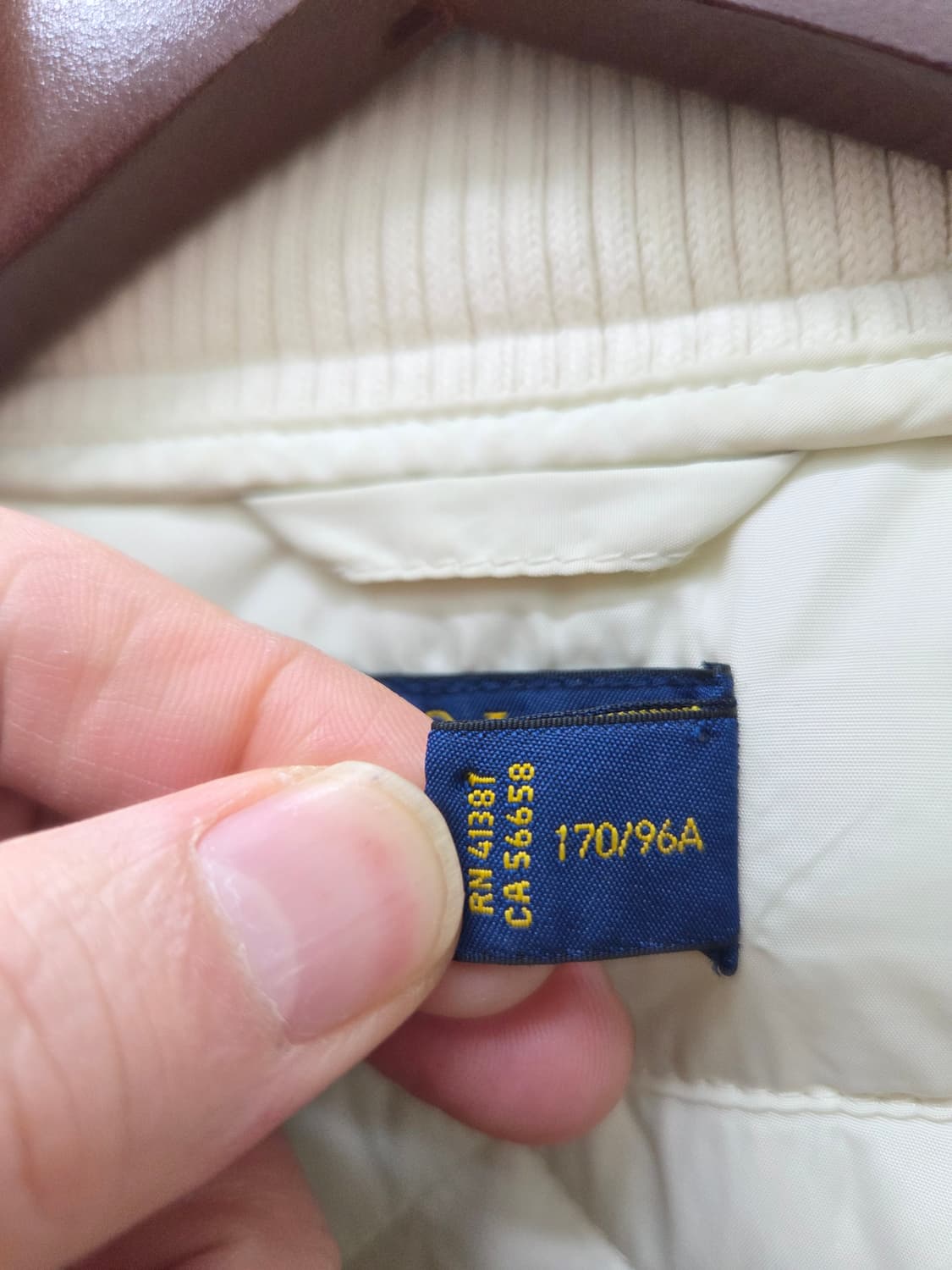 폴로 랄프로렌 아이보리 퀼팅 베스트 상품이미지5