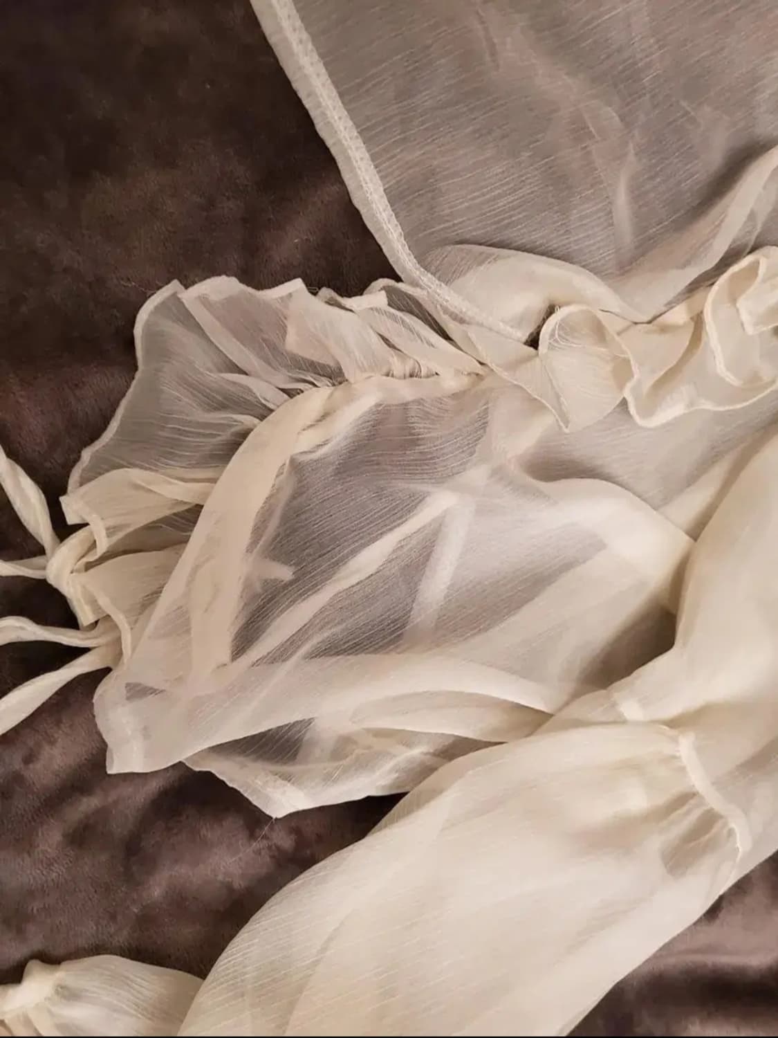 팜므뮤즈 여름용 가디건(베이지색) 상품이미지3