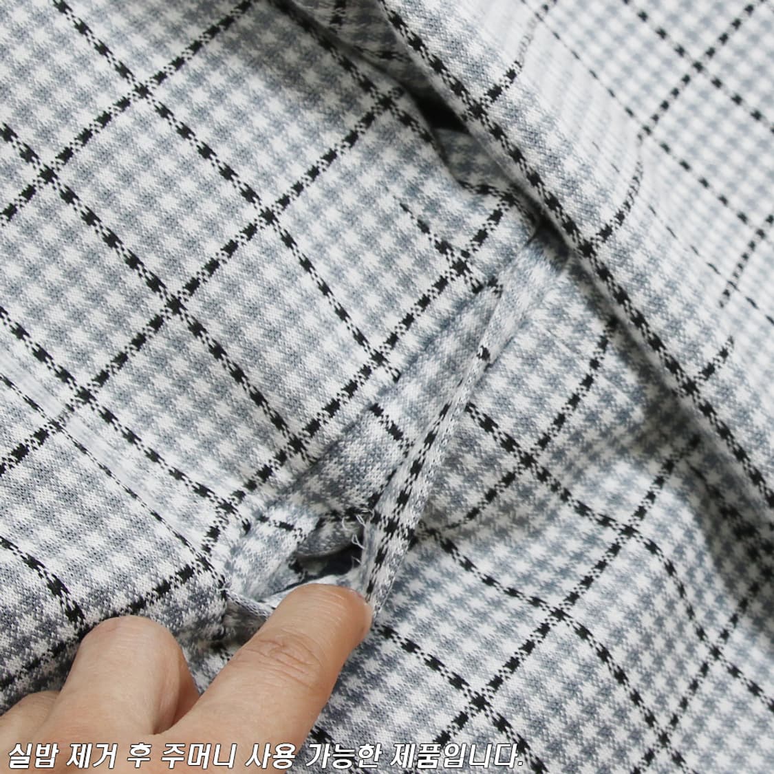 (착용컷) ZARA 체크 블레이져 (남성용 100) 상품이미지7