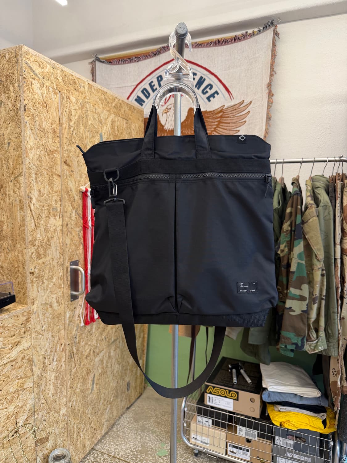 브라운 브레스 립스탑 헬맷백 세트 상품이미지1