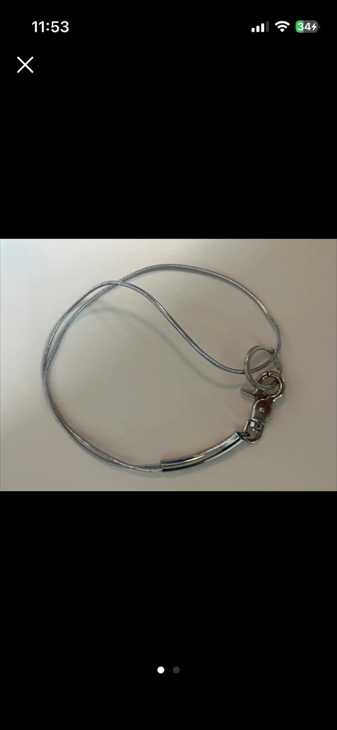 세이지가세이지 은색 목걸이 상품이미지1