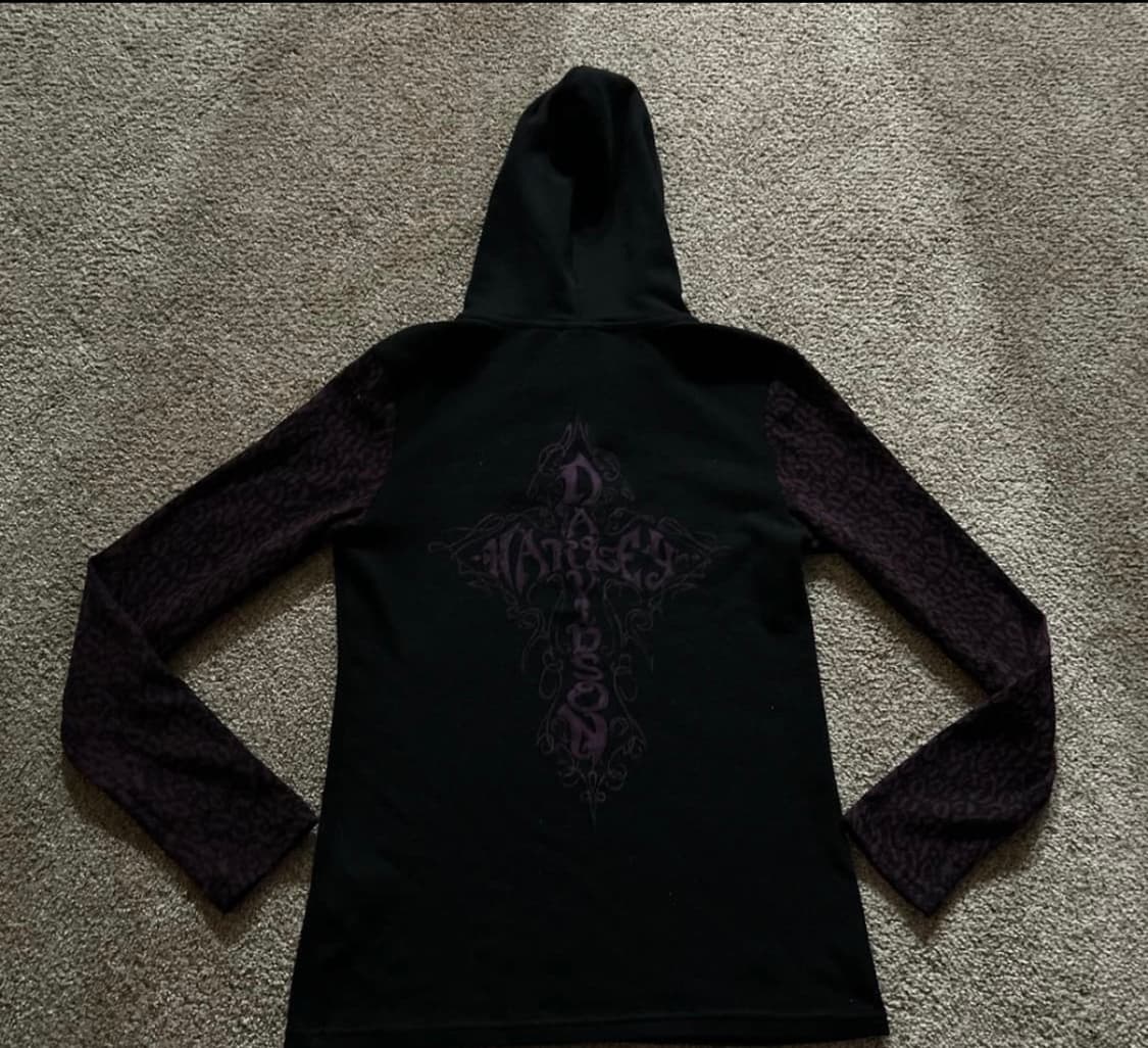 할리데이비슨 레오파드 후드티  상품이미지2