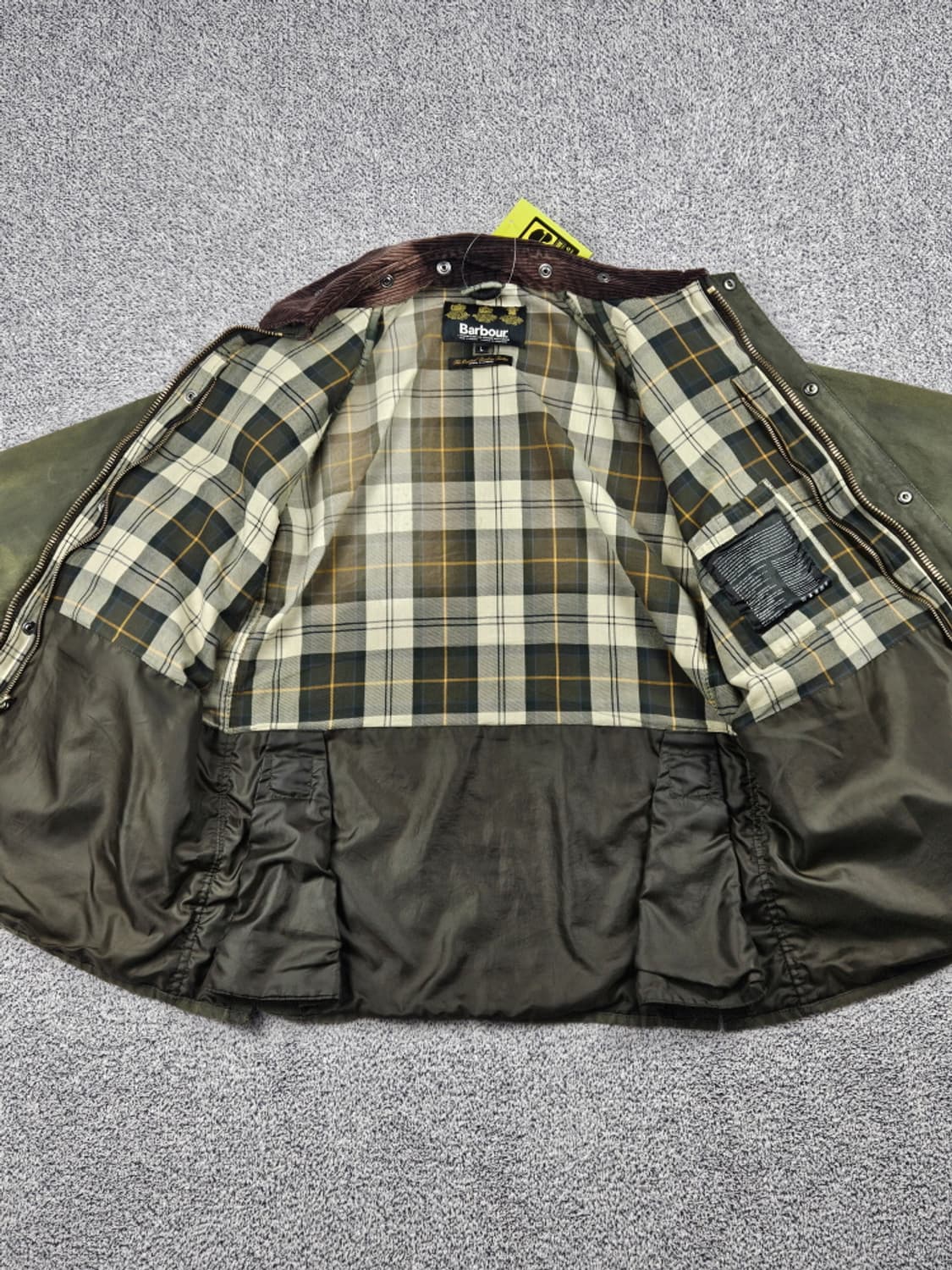 바버 다잉 워시드 커스텀 비데일 왁스드 자켓 ( L ) / 10132 상품이미지8