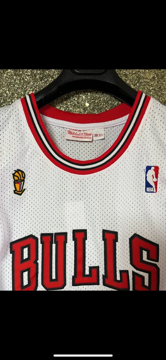 (새상품) Mitchell & Ness 시카고 불스 조던/로드먼 져지 상품이미지4