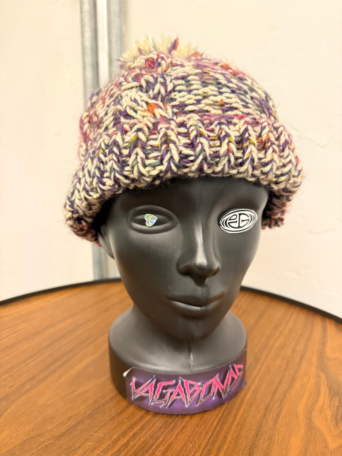 크림 믹스 케이블 폼폼비니 상품이미지4