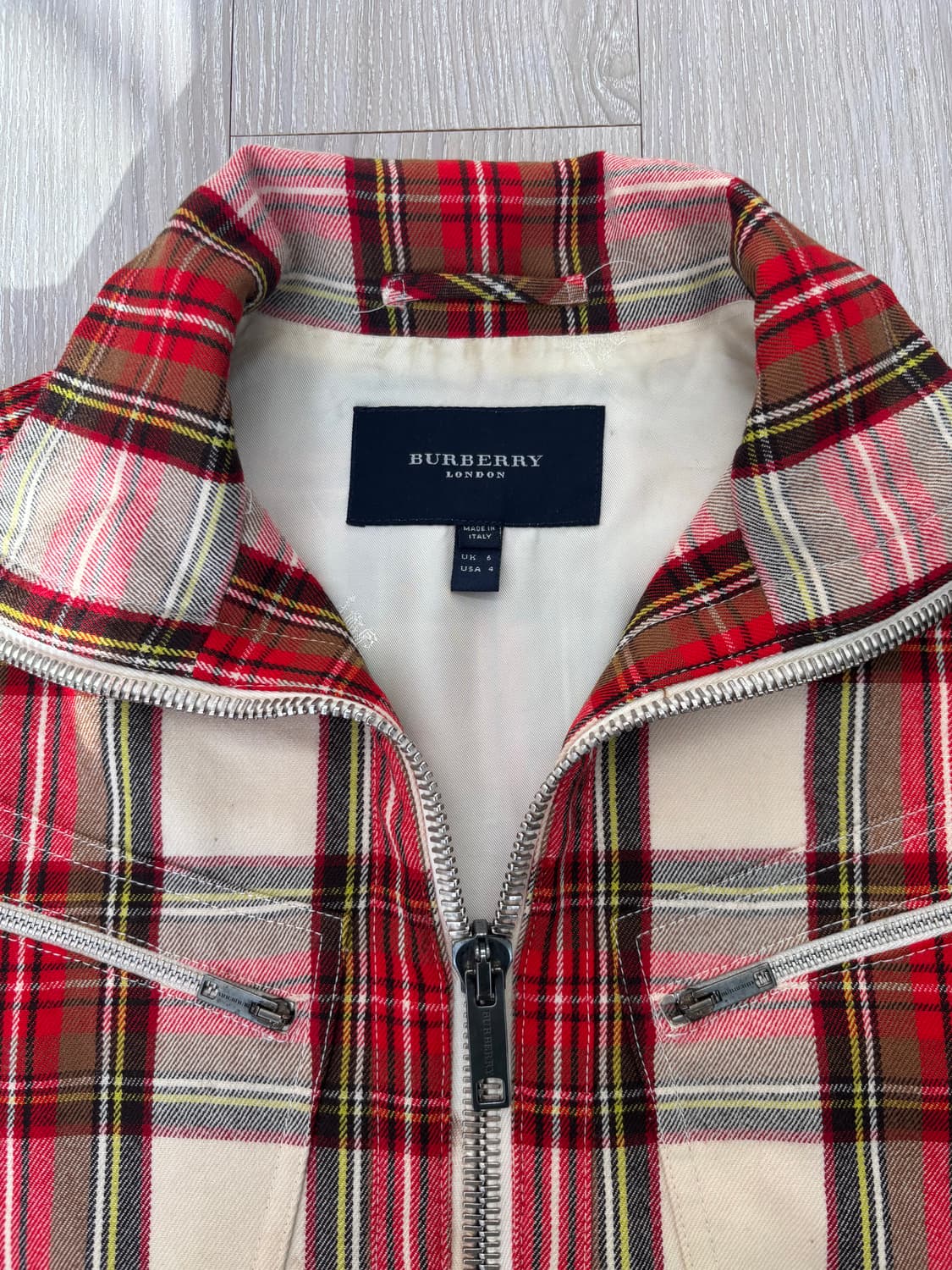 버버리 런던 아카이브 타탄체크 자켓  상품이미지2