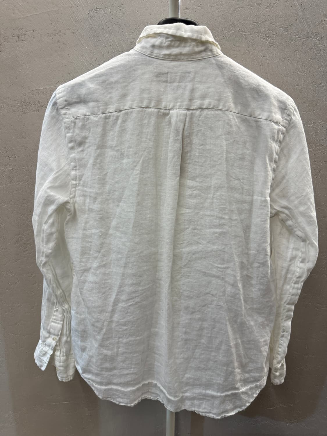 폴로 랄프로렌 린넨 셔츠 흰색 L 상품이미지4