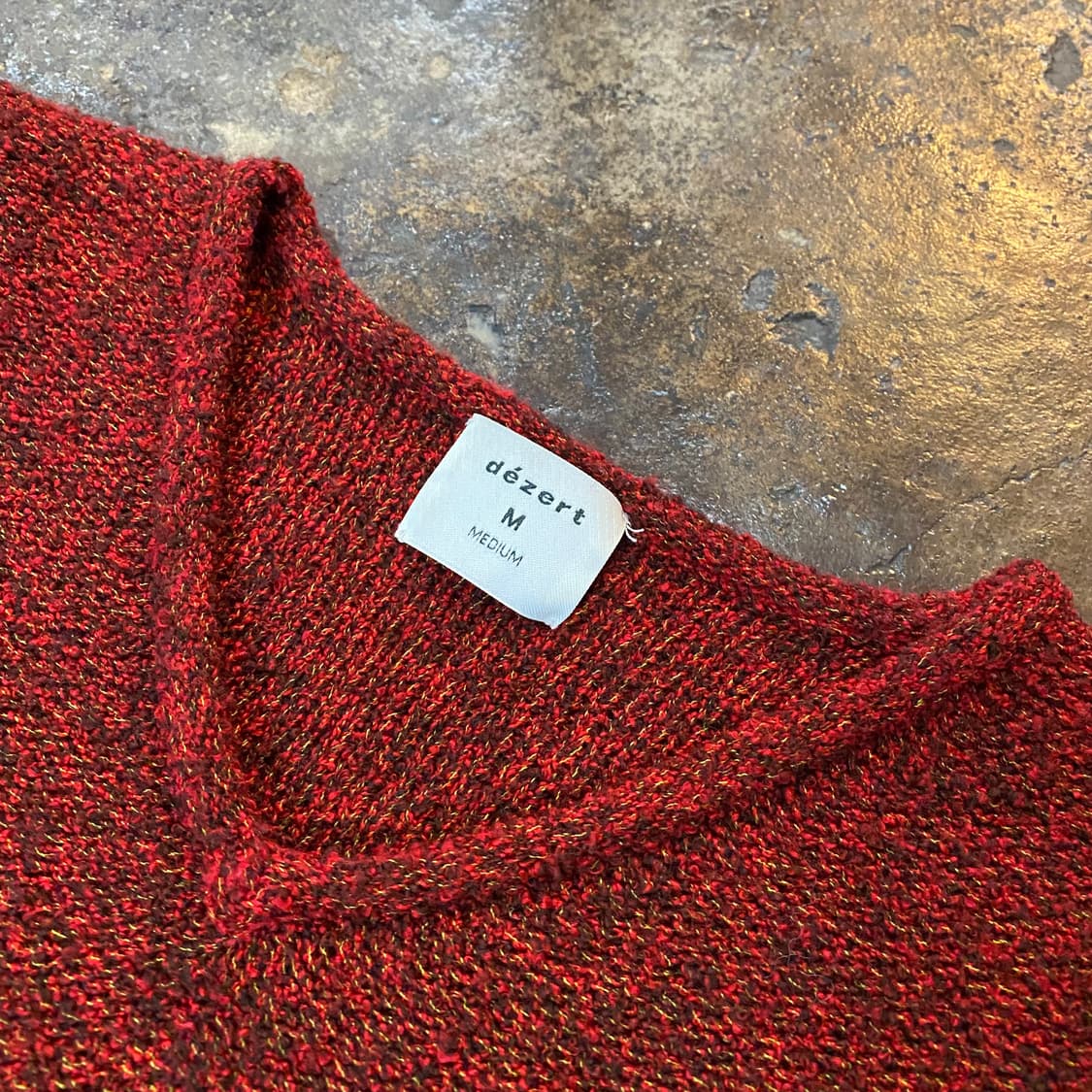 (M) 90s dezert 브이넥 니트 상품이미지3