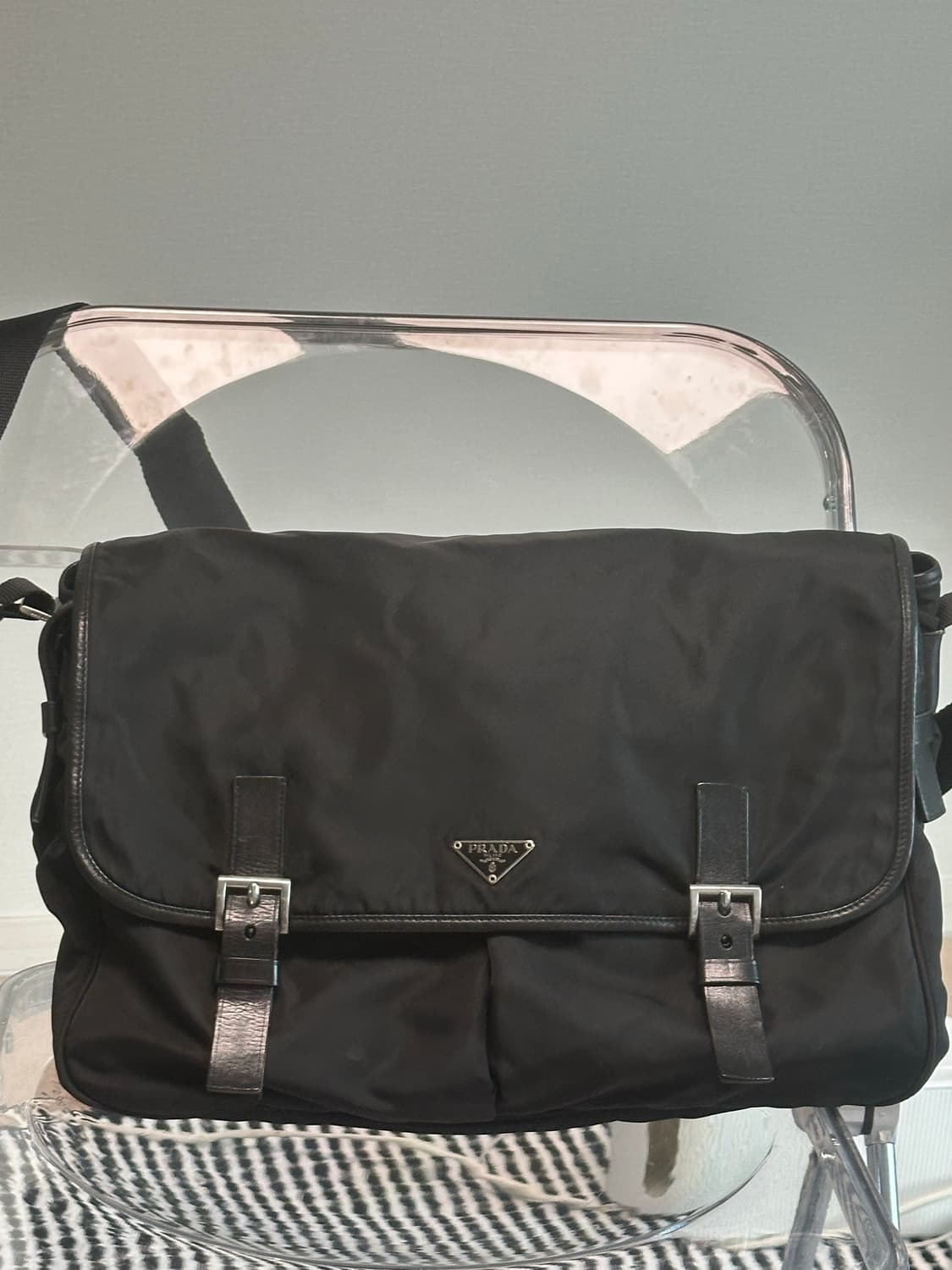프라다 메신저백 나일론 포코노 테수토 숄더백 상품이미지1