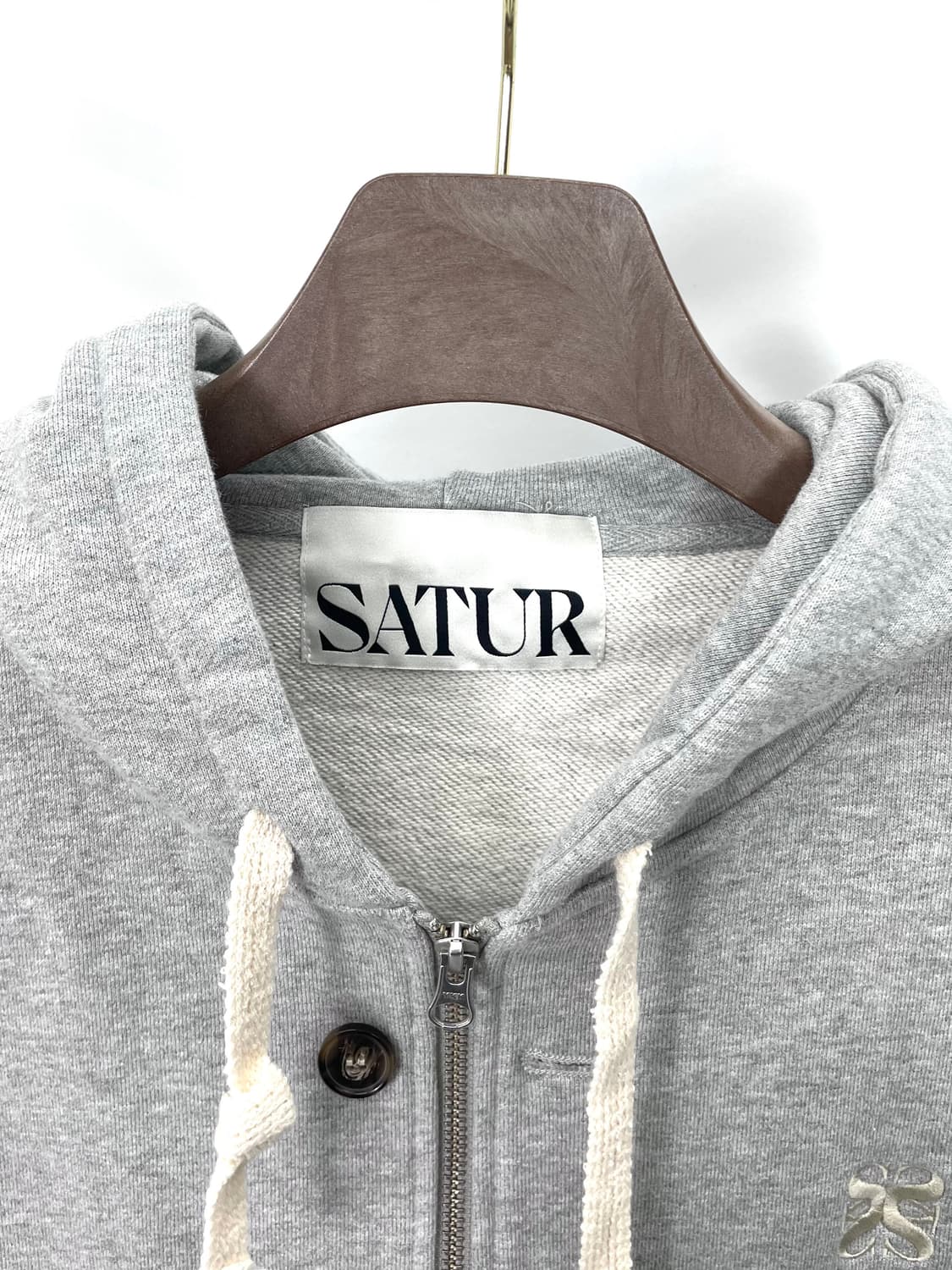 [2XL]세터 그레이 후드집업  상품이미지6