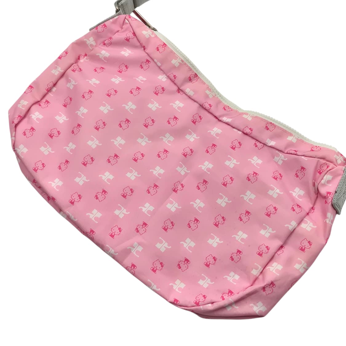 09s 꾸레쥬 x 키티 핑크 나일론 리본 2way백 상품이미지5