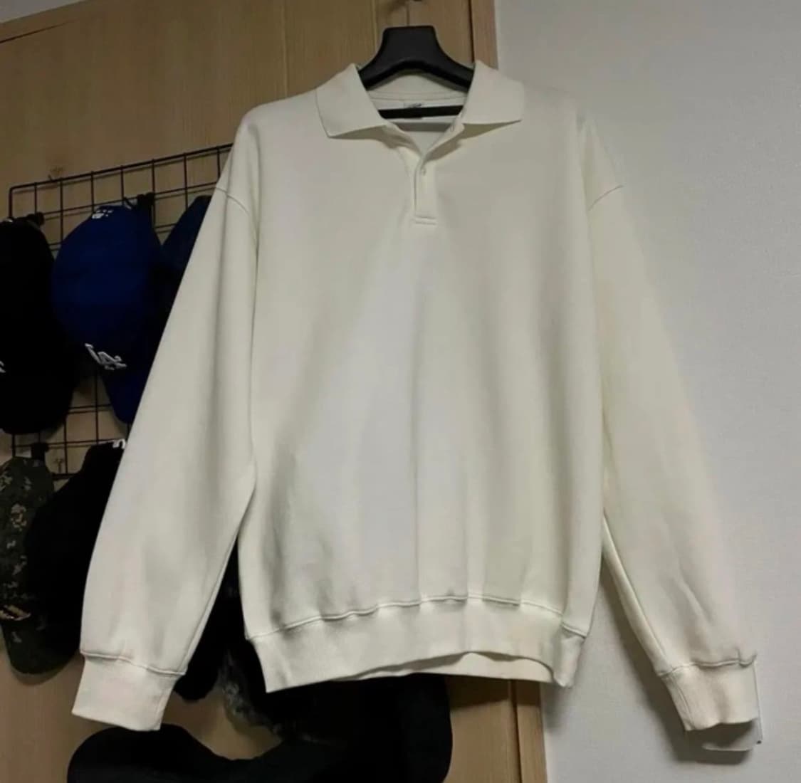 [L]파르티멘토 오버핏 PK(피케) 스웨트셔츠 아이보리 상품이미지2