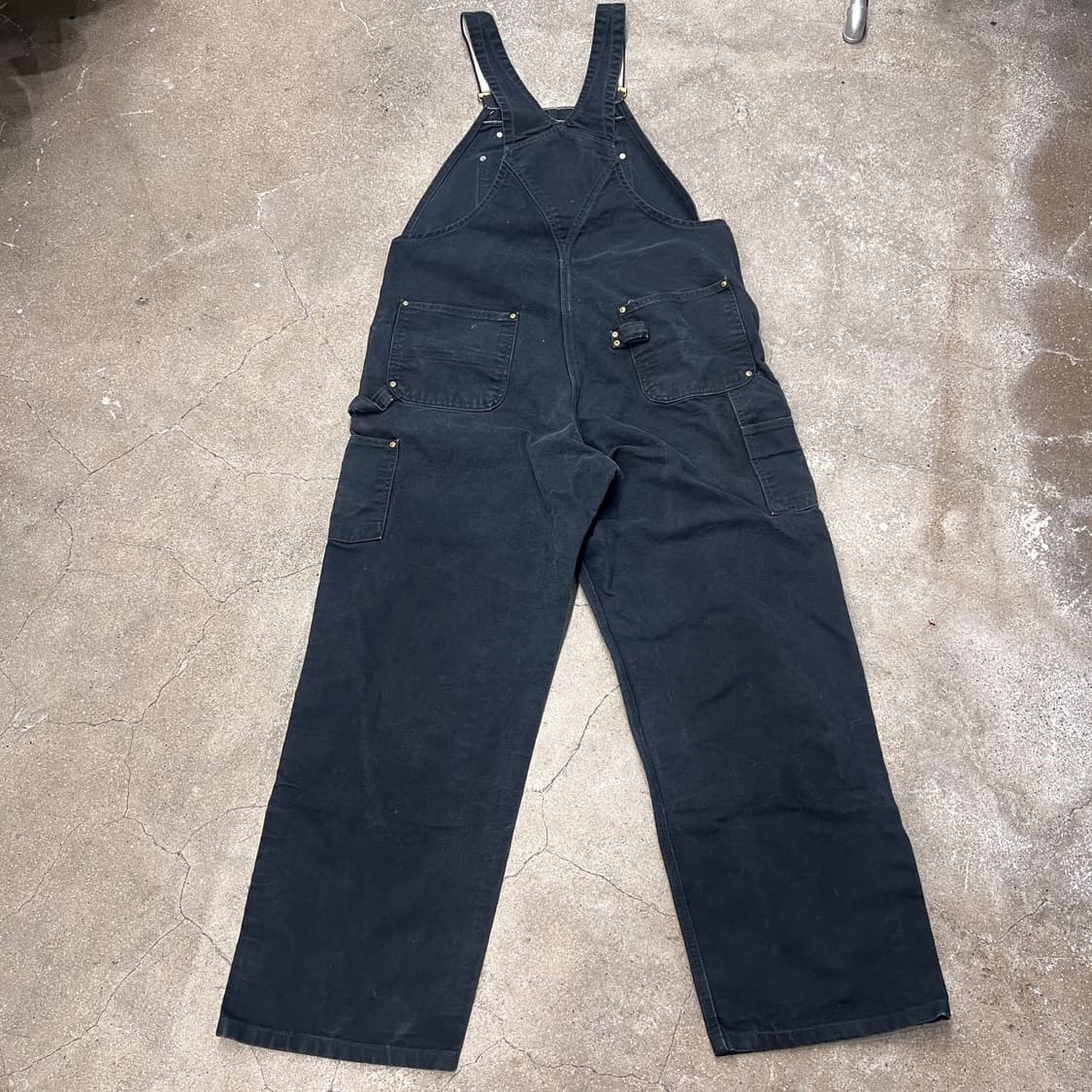 00‘s 칼하트 오버롤 R01 BLK 상품이미지5
