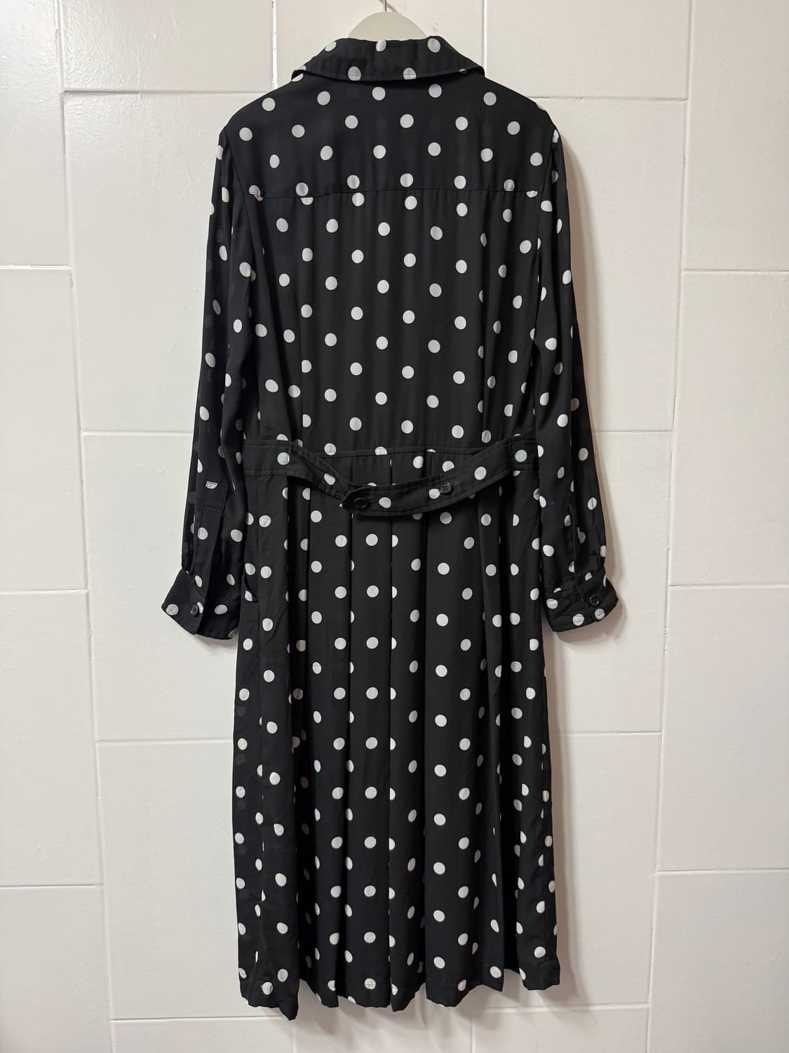 꼼데가르송 도트 셔츠 롱 원피스 상품이미지8
