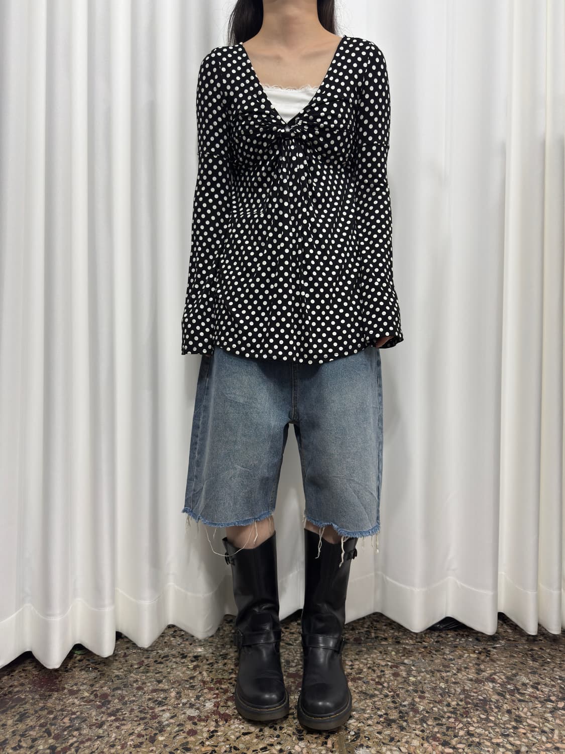 dot blouse 상품이미지3