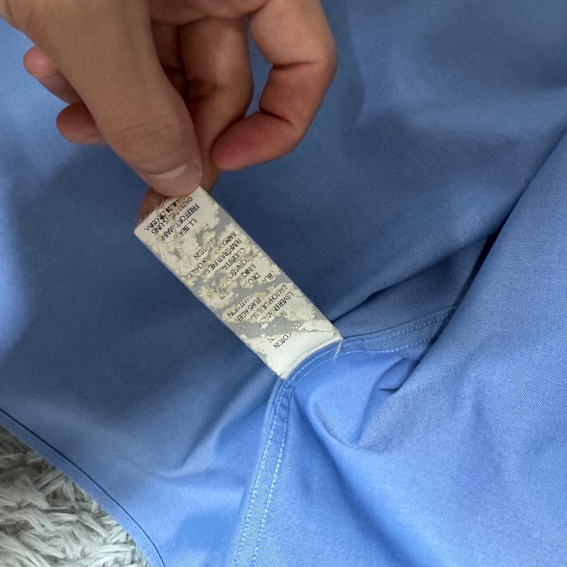 엘엘빈 블루셔츠 2XL사이즈 상품이미지4