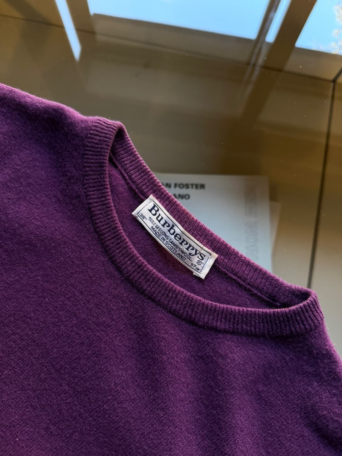 버버리 스코티쉬 램스울 니트 55~66 상품이미지6