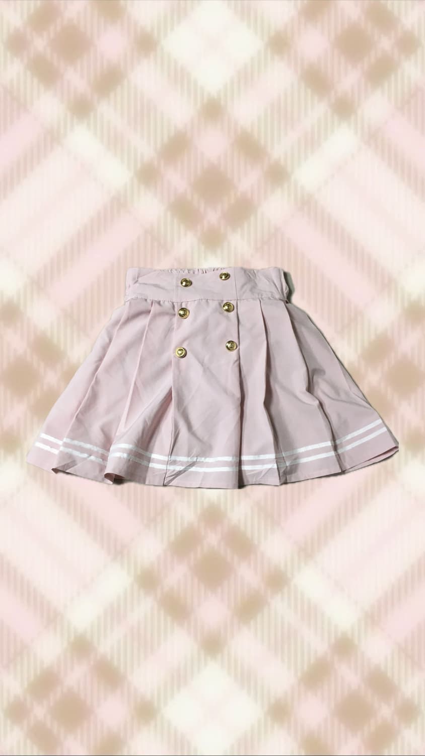 핑크 멜빵 스커트 치마 갸루 히메 러블리 로걀 라떼 양산형 빈티지 상품이미지2