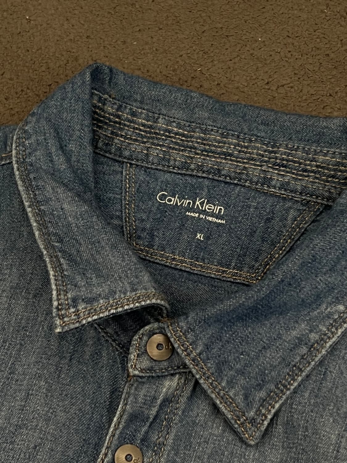 캘빈클라인 데님 웨스턴 셔츠 처분  상품이미지3
