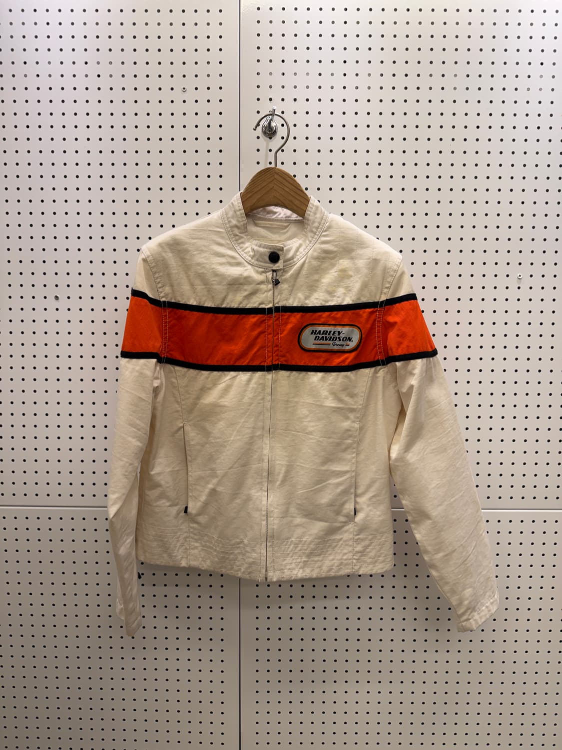 할리데이비슨 레이싱 자켓 아이보리 U1329 상품이미지2