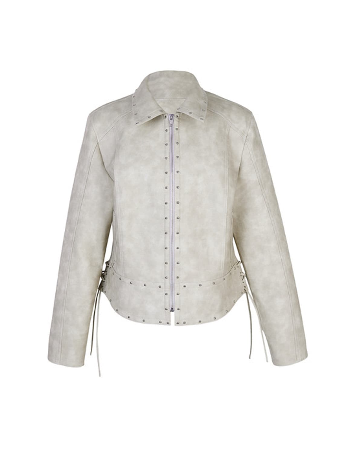 세릭 stud pointed jacket 스터드 포인티드 가죽 레더 자켓 상품이미지4